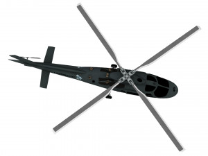 lowpoly hirundo a109 helicopter 3D 모델