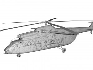 lowpoly mi-6 hook 3D मॉडल