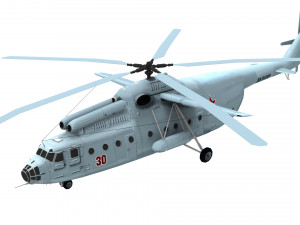 lowpoly mi-6 hook 3D मॉडल