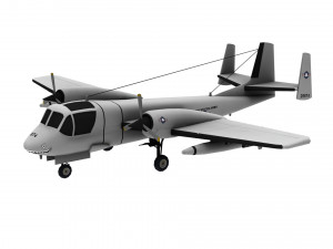 lowpoly ov-1 mohawk 3Dモデル