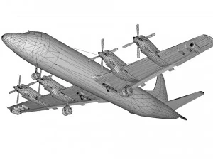 lowpoly p-3c orion 3D Model