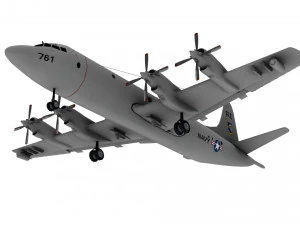 lowpoly p-3c orion 3D Model