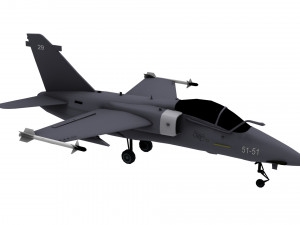 lowpoly amx international amx aircraft model low-poly Model 3D