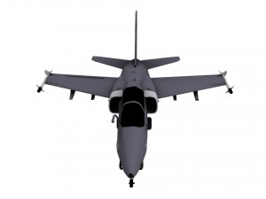 lowpoly amx international amx aircraft model low-poly Model 3D