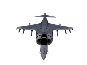 lowpoly mcdonnell douglas av-8b aircraft model low-poly 3D Модель