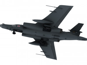lowpoly blackburn buccaneer aircraft low-poly 3D Модель