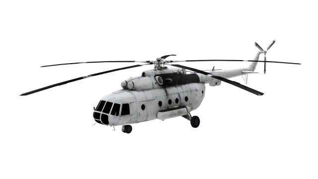 lowpoly mil mi-8 aircraft model low-poly Modelo 3D .c4d .max .obj .3ds .fbx .stl .blend 