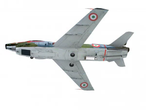 lowpoly fiat g91y aircraft low-poly 3D Model