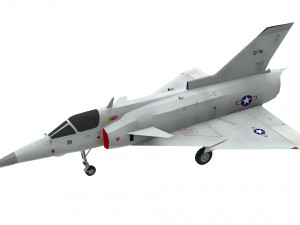 lowpol iai kfir aircraft low-poly Model 3D