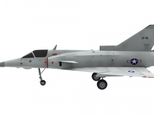 lowpol iai kfir aircraft low-poly 3D Модель