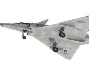 lowpol iai kfir aircraft low-poly 3D Модель