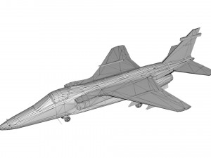 lowpoly sepecat jaguar aircraft low-poly 3Dモデル
