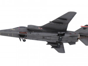 lowpoly sepecat jaguar aircraft low-poly 3Dモデル