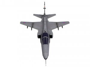 lowpoly sepecat jaguar aircraft low-poly 3Dモデル