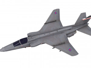 lowpoly sepecat jaguar aircraft low-poly 3Dモデル