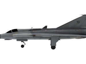 lowpolysaab 35 draken aircraft low-poly 3D Модель
