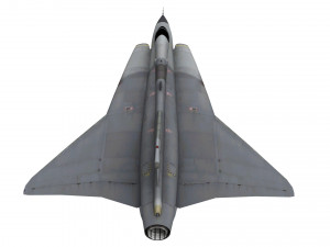 lowpolysaab 35 draken aircraft low-poly 3D Модель