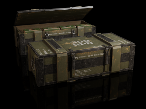 Ammo Box 3D Модель