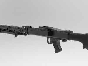 dlt-19 heavy blaster rifle in 1-12 and 1-6 scale Modèles 3D en vedette