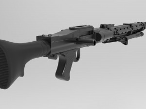 dlt-19 heavy blaster rifle in 1-12 and 1-6 scale Modèles 3D en vedette