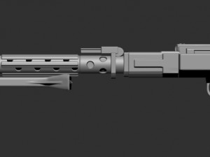 dlt-19 heavy blaster rifle in 1-12 and 1-6 scale Modèles 3D en vedette