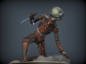 4-lom droid bounty hunter from star wars 3D प्रिंट मॉडल