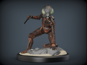 4-lom droid bounty hunter from star wars 3D प्रिंट मॉडल