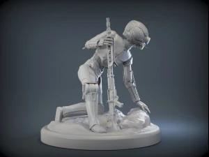 4-lom droid bounty hunter from star wars 3D Print Model
