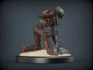 4-lom droid bounty hunter from star wars 3D Print Model