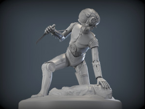 4-lom droid bounty hunter from star wars 3D प्रिंट मॉडल
