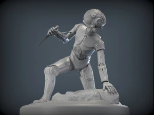 4-lom droid bounty hunter from star wars 3D Print Model