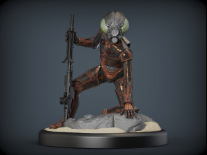 4-lom droid bounty hunter from star wars 3D प्रिंट मॉडल