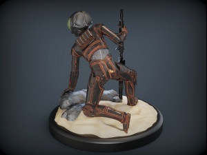 4-lom droid bounty hunter from star wars 3D प्रिंट मॉडल