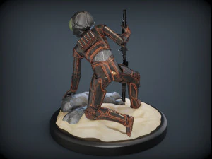 4-lom droid bounty hunter from star wars 3D Print Model
