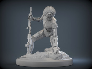 4-lom droid bounty hunter from star wars 3D प्रिंट मॉडल