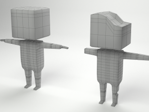 lowpoly zombies Modelo 3D