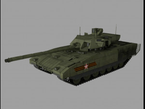 armata tank 3D Model