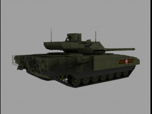 armata tank 3D Model