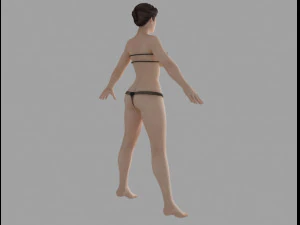 Mizuki bikini 3D Model