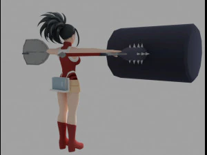 momo yaoyorozu 3D Model