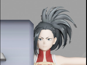 momo yaoyorozu 3D 모델