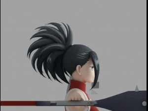 momo yaoyorozu 3D Model
