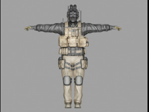 mantis man Modèle 3D