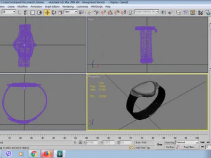 men in black watch 3D Model