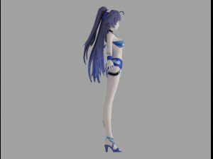 mei beach Model 3D