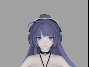 mei beach Model 3D
