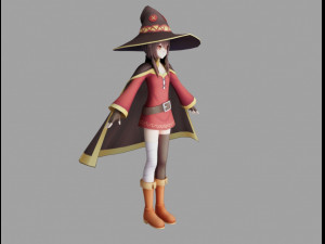 megumin girl Modèle 3D