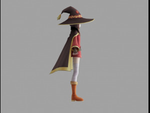 megumin girl Modèle 3D