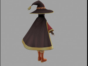 megumin girl Modèle 3D