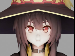 megumin girl Modèle 3D